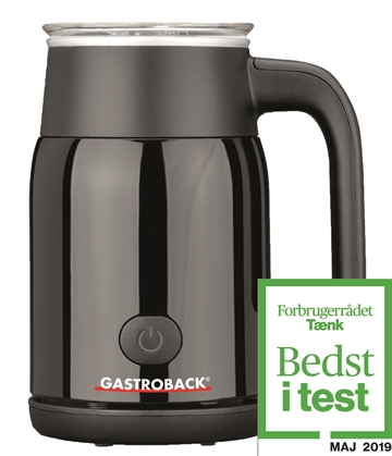 Gastroback mælkeskummer latte magic, sort 