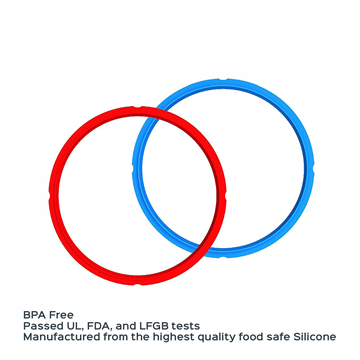 Instant 211-0005-01 Pot 6 (5,7L) rød/blå  sealing Rings, sæt af 2